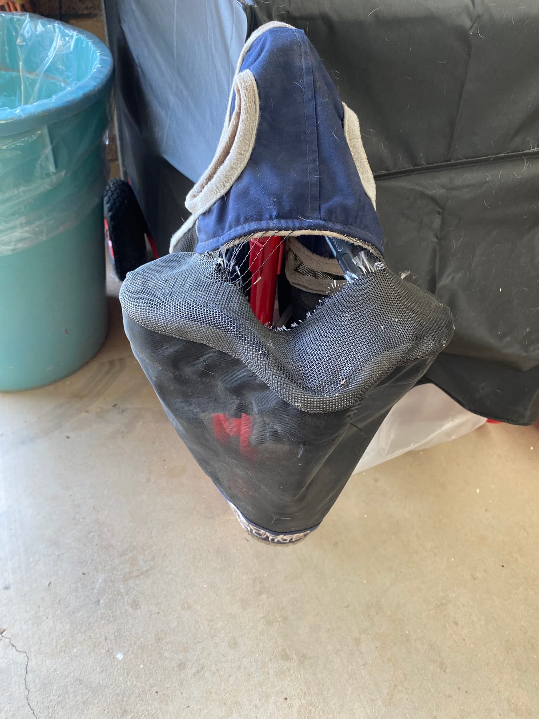 Customer photo review of LE Outback Flymask Original