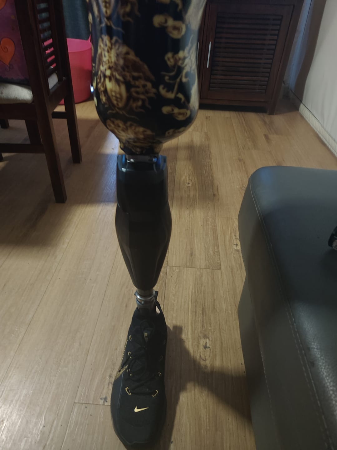 Customer photo review of Nike LeBron TR 1 "Black Metallic Gold"