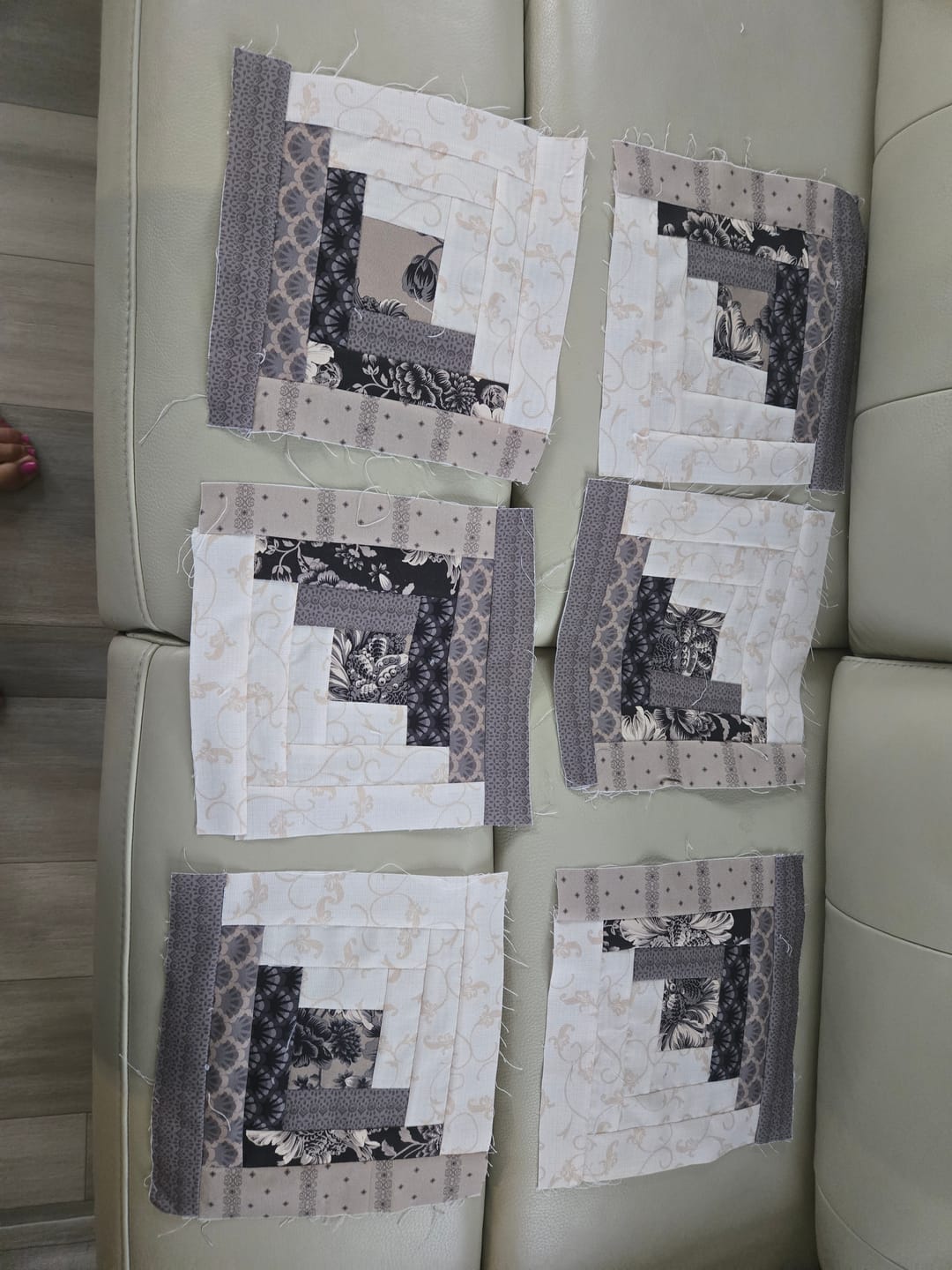 Customer photo review of Block Of The Month - Cotillion (109.5" x 109.5")