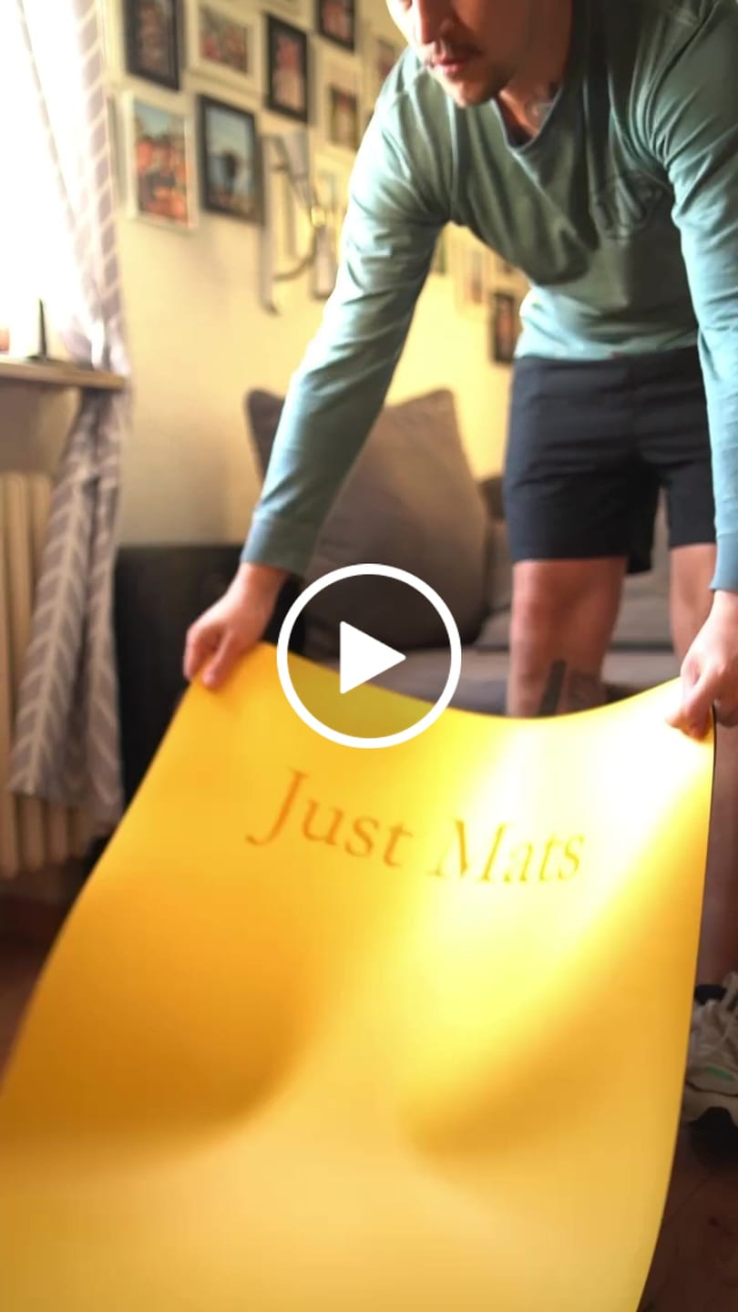 Customer video review of Yogamatte - PUREFLOW PRO | Naturkautschuk & PU-Leder | 4,5 mm