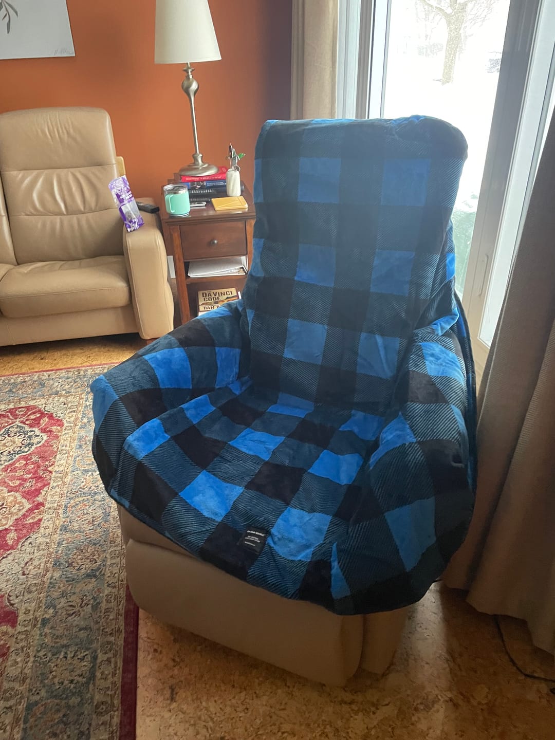 Customer photo review of The Chair Blanket
