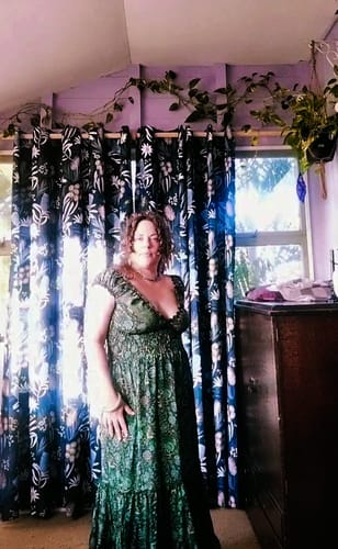 Customer photo review of Dulcie Dress ~ Emerald