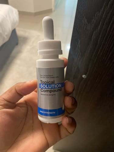 Customer photo review of Minoxidil High Strength (5%) SOLUTION, 3x60ml pack