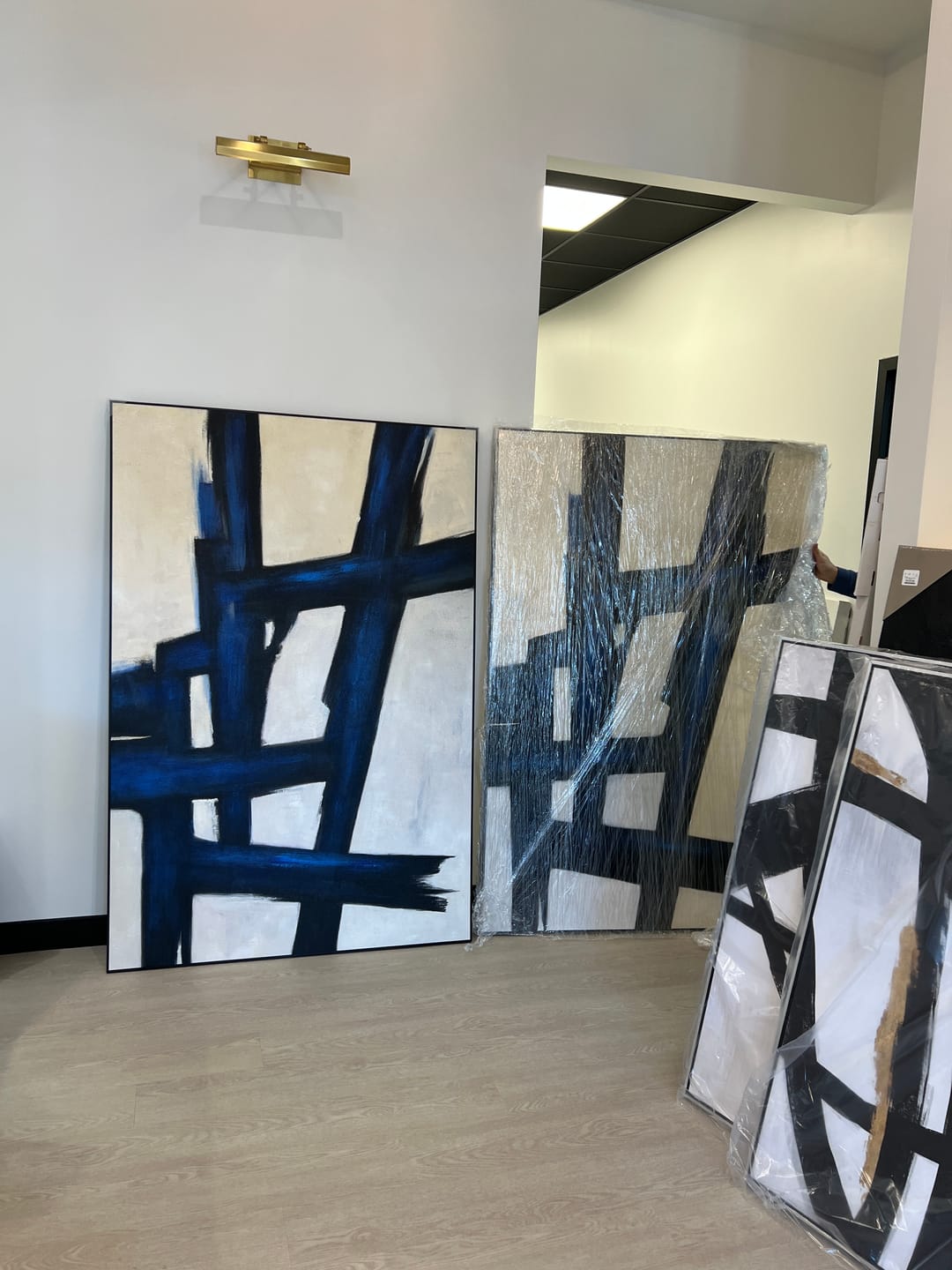 Customer photo review of Blue/Black/White