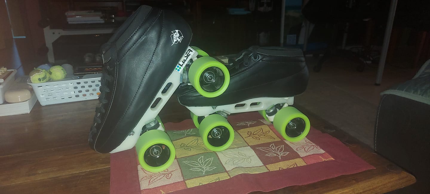 Customer photo review of Royal Assassin Indoor Roller Skate Wheels