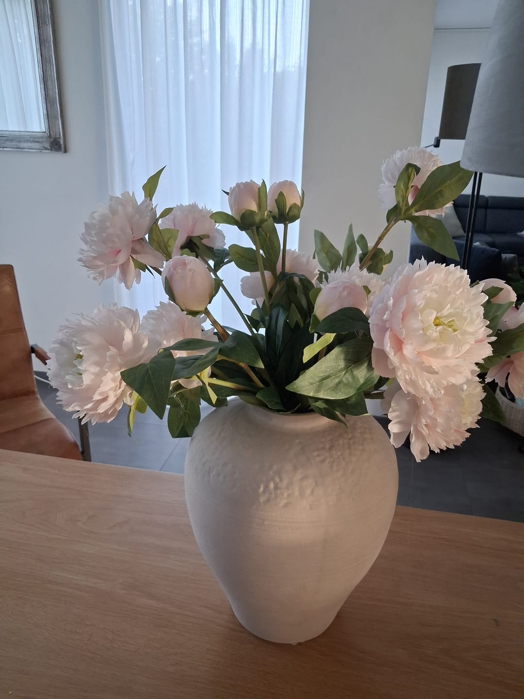 Customer photo review of Zijden Pioenrozen - Lichtroze