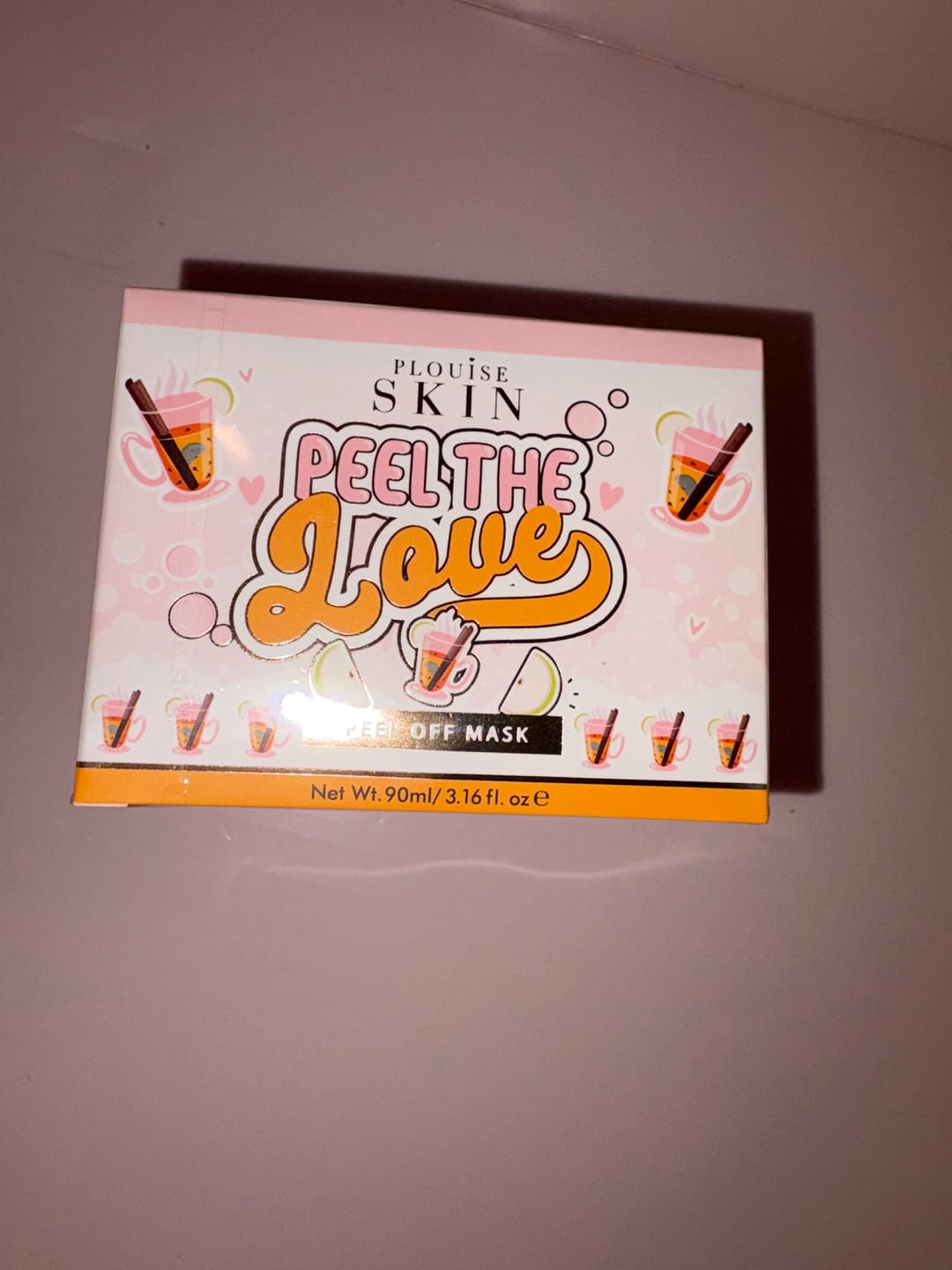 Customer photo review of P.Louise Peel The Love Peel Off Face Mask