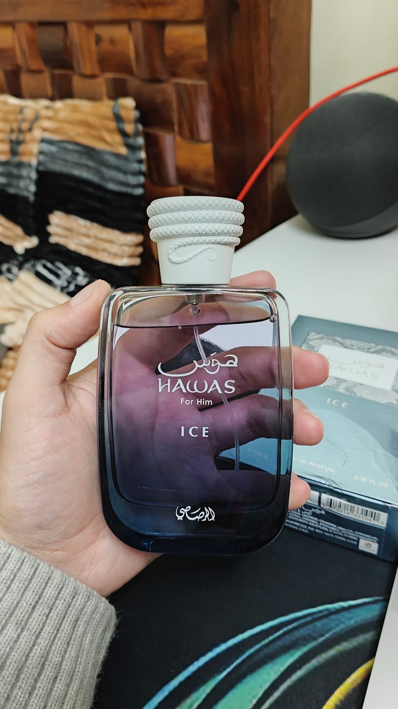 Customer photo review of Rasasi Hawas Ice Eau De Parfum For Men