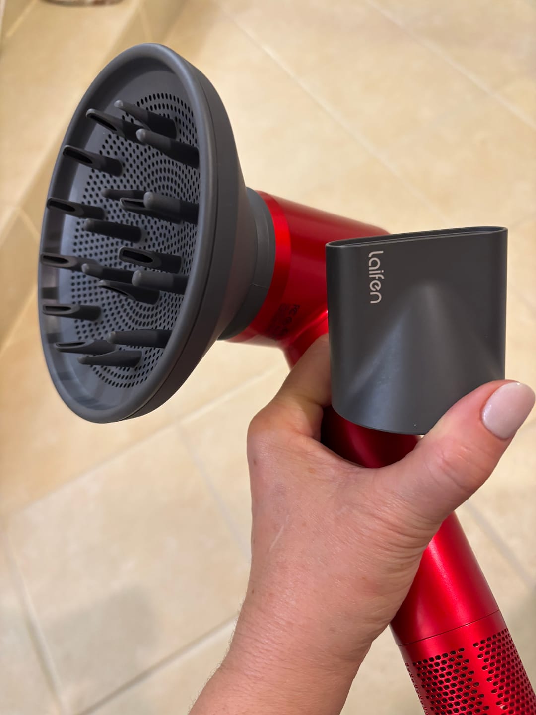 Customer photo review of Laifen diffuser nozzle