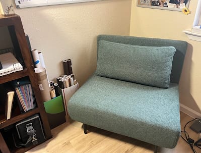 Customer photo review of Alna Chair Sleeper