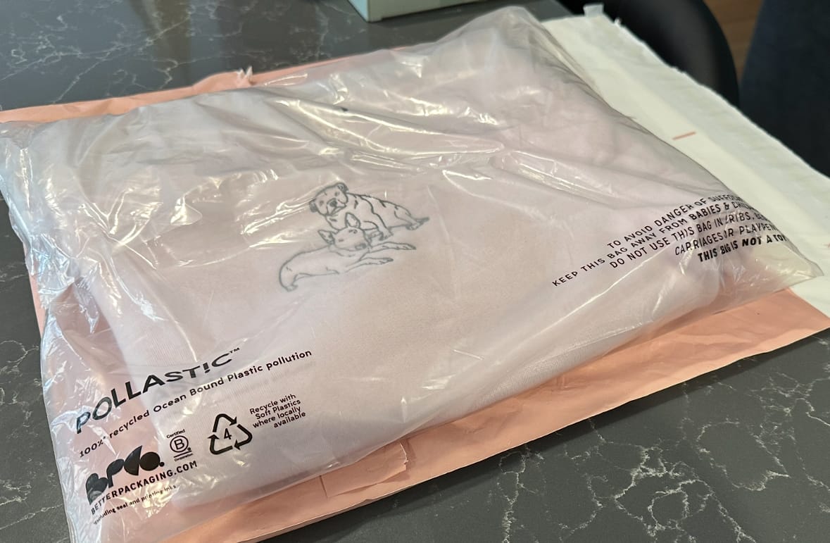 Customer photo review of CUSTOM Women's Oversized Pet Crew