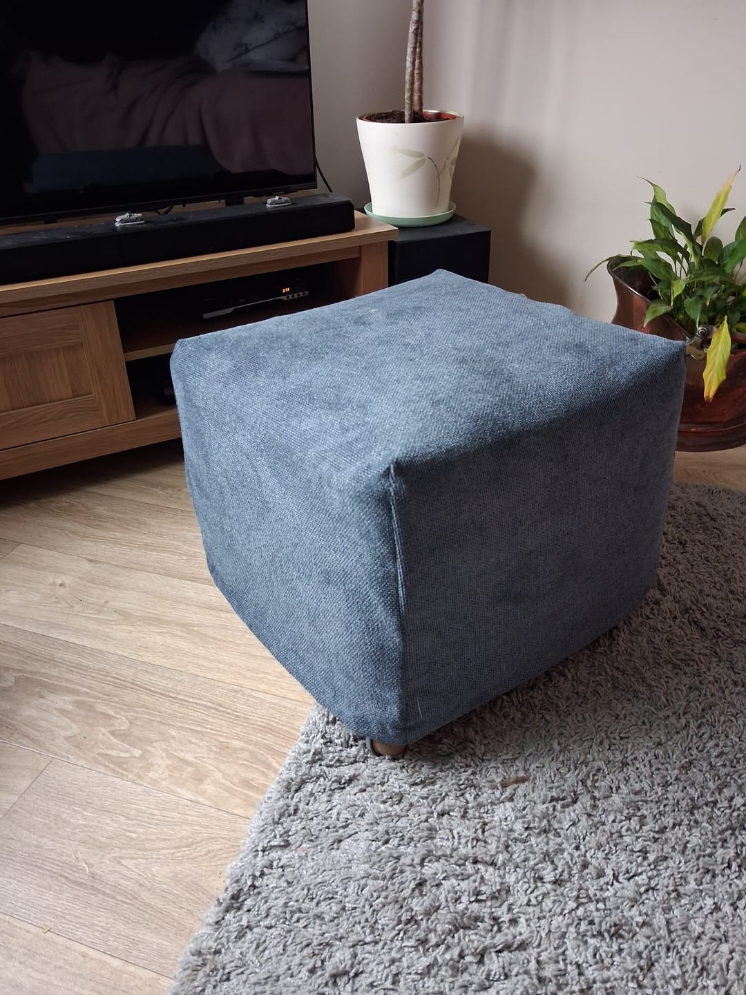 Customer photo review of Plain Chenille Upholstery Fabric
