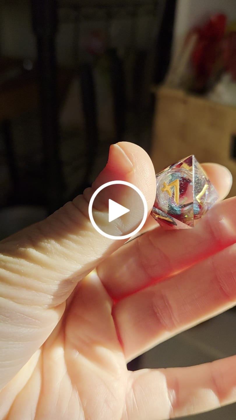 Customer video review of Bestow Curse Liquid Core Dice Set