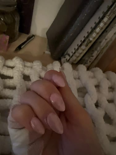 Customer photo review of Poly Nail Gel Extension Kit - 6 Colours