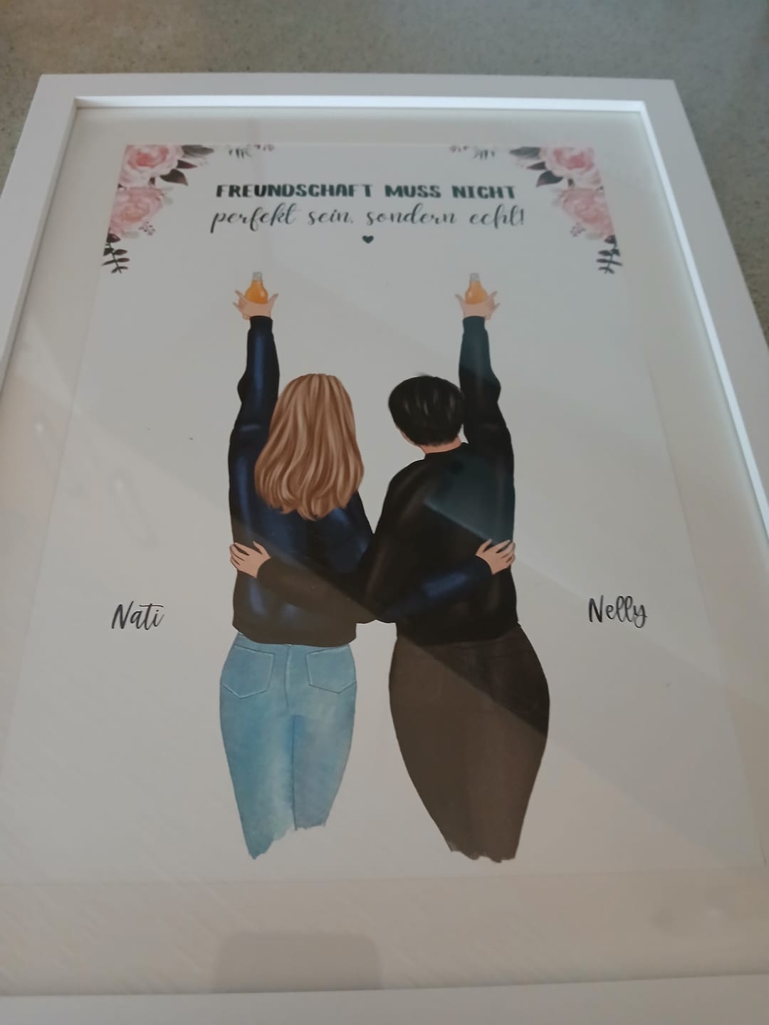 Customer photo review of Best Friends Forever - Personalisiertes Poster