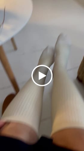 Customer video review of Støttestrømper
