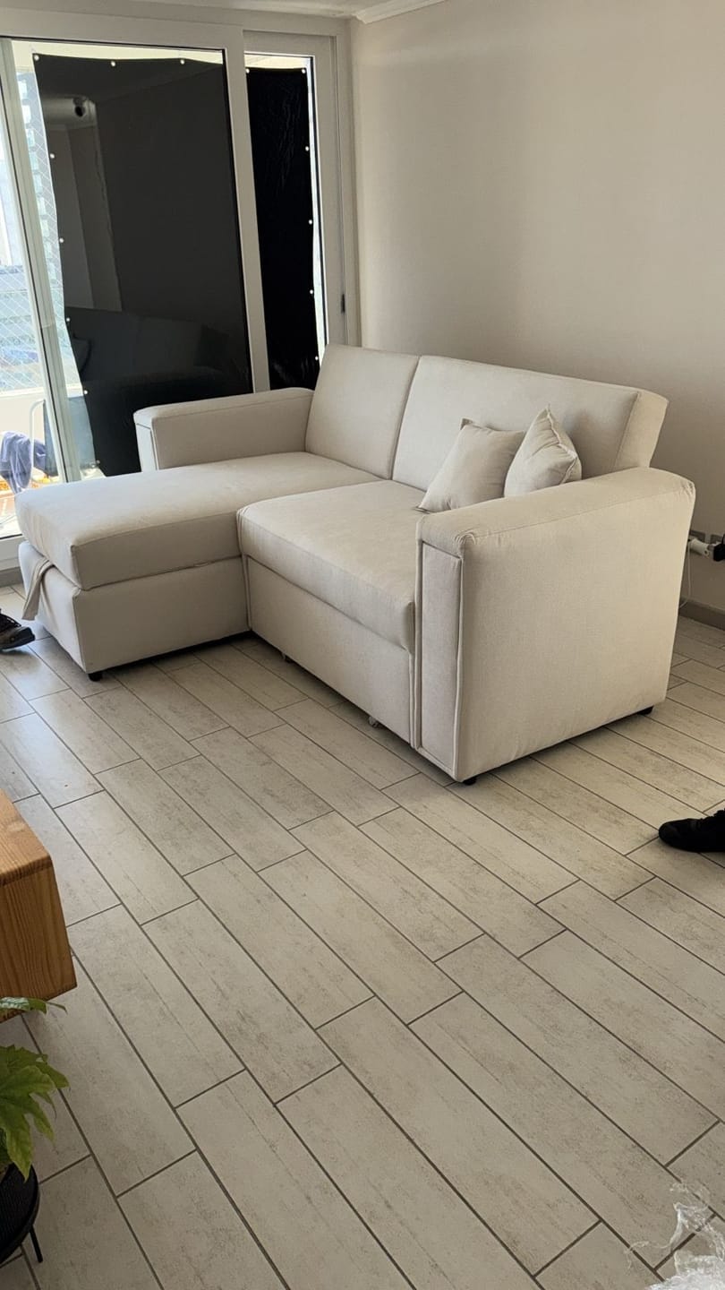 Customer photo review of Sofá cama Siena seccional