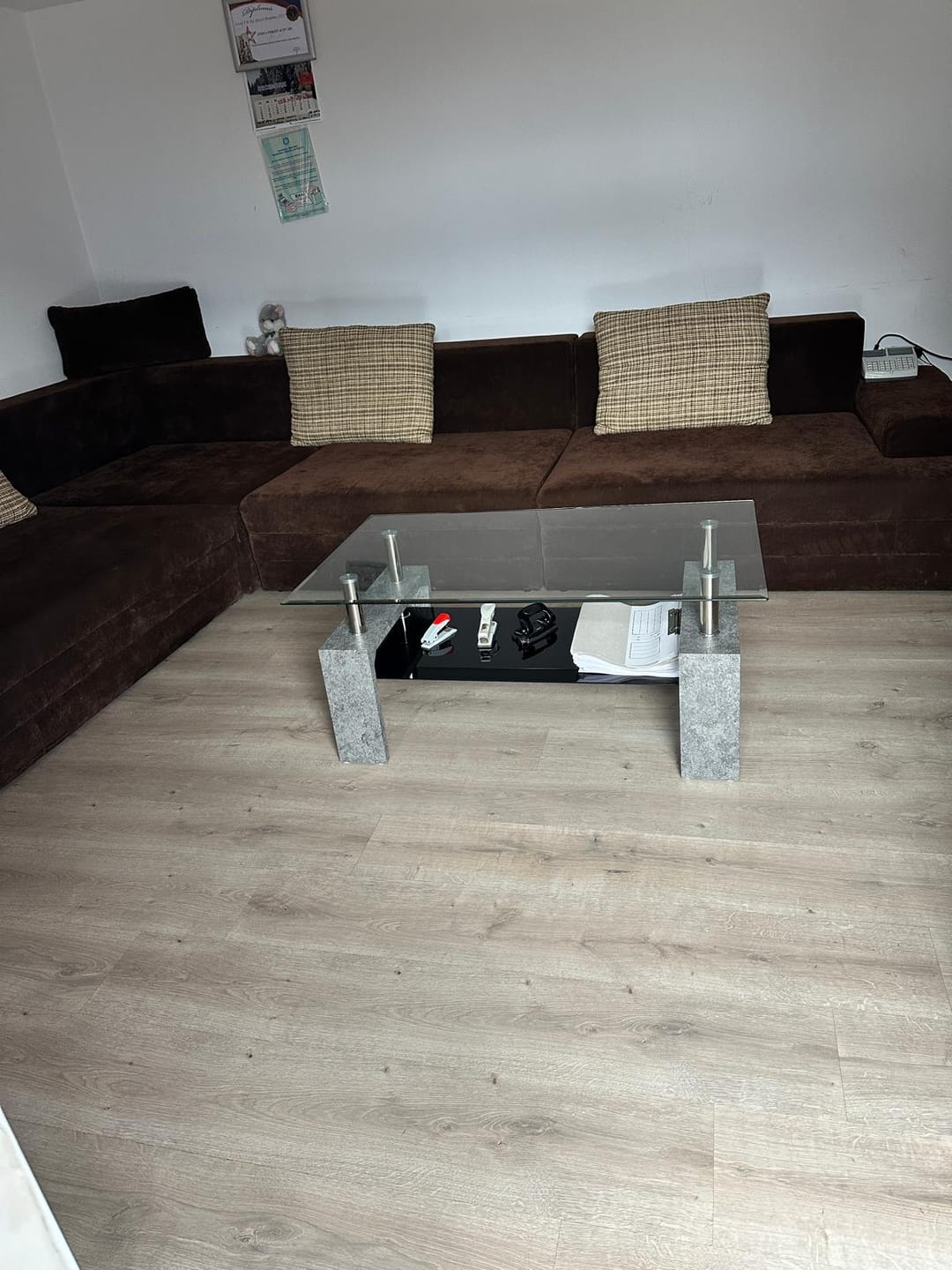 Customer photo review of Masuta DIANA INTRO, transparent/gri beton, 100x60x45 cm