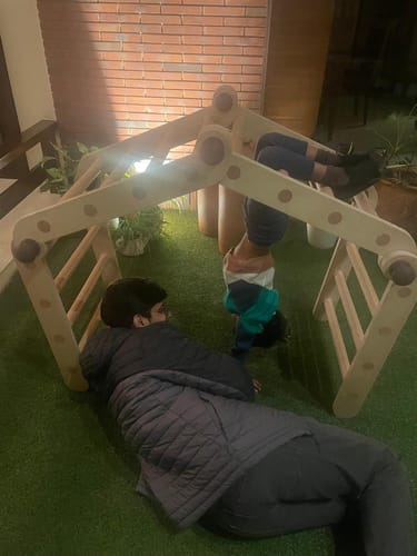 Customer photo review of Bloon Pikler MAX (Transformable Pikler Triangle) Jungle Gym