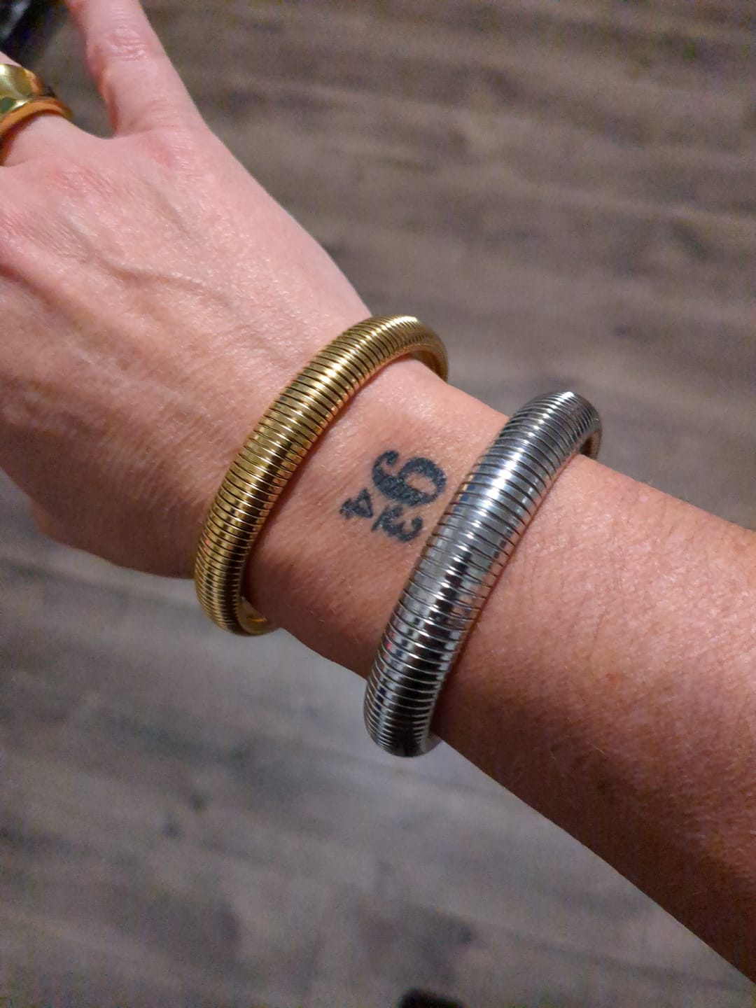 Customer photo review of Ibiza Chunky Bangle (Bundle)