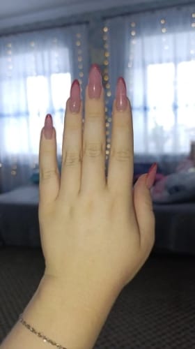 Customer photo review of Poly Nail Gel Extension Kit - 6 Colours
