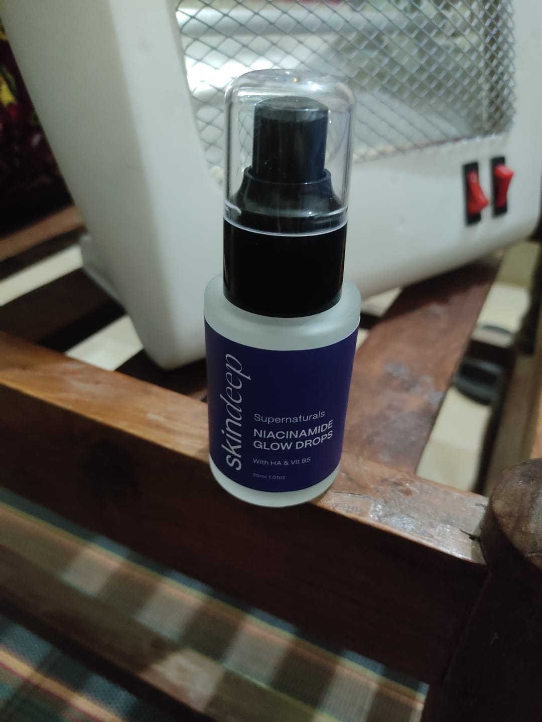 Customer photo review of NIACINAMIDE GLOW DROPS - with HA & Vit B5