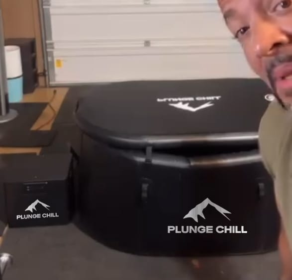 Customer photo review of Cold Plunge Chiller + Pro Tub