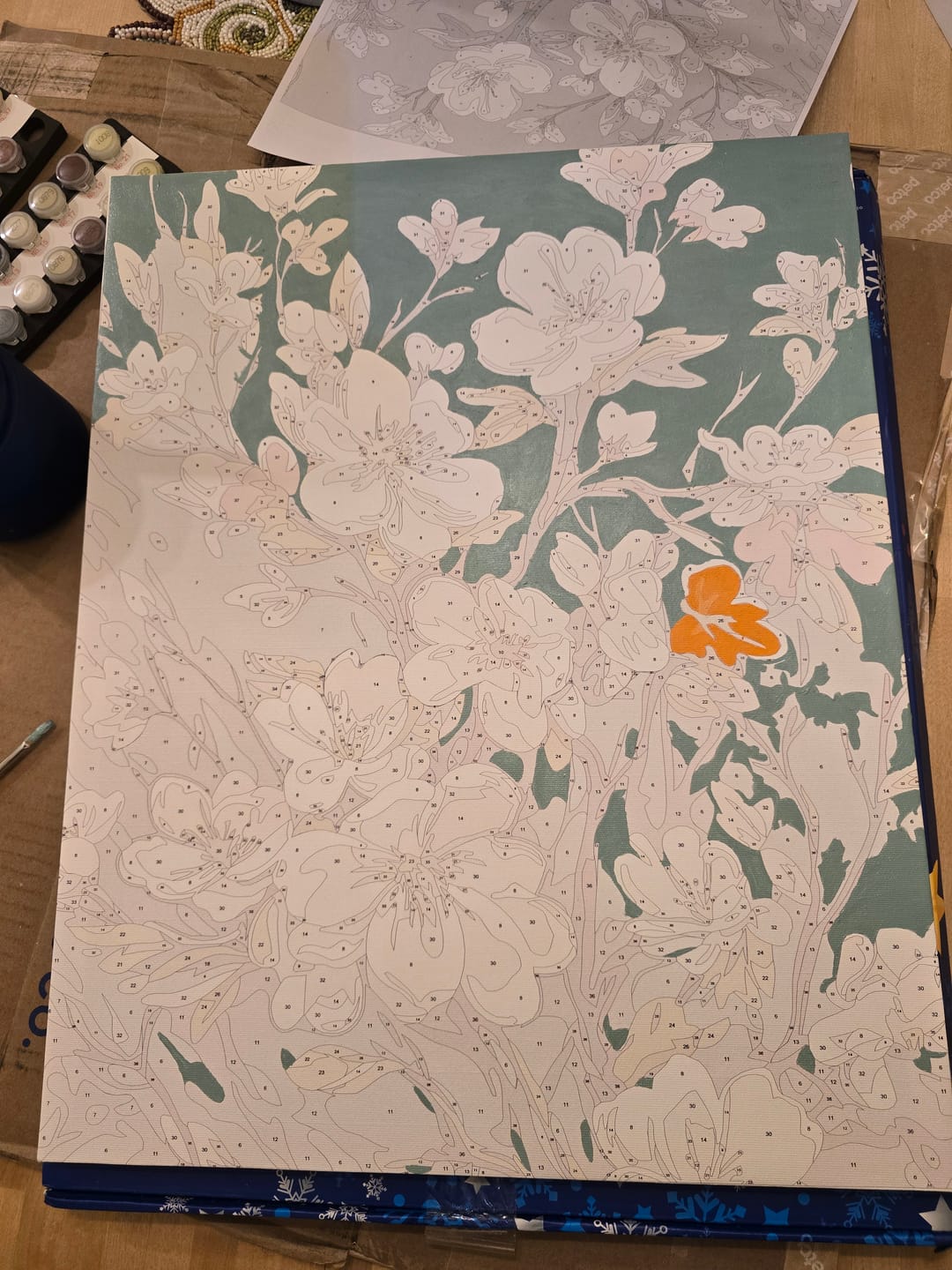 Customer photo review of Spring Blossom Tapestry