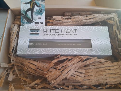 Customer photo review of Silver Bullet White Heat Soft Touch 25mm Titanium Straightener 130-230°C