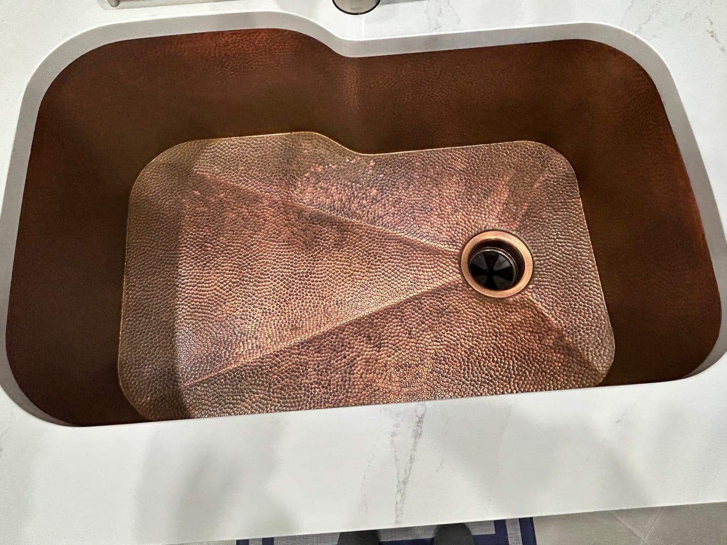 Customer photo review of Irregular Sink - Pure Copper/Premium Brass