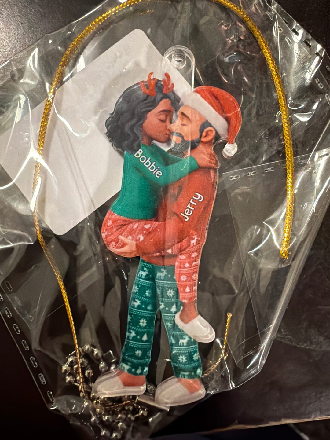 Customer photo review of Christmas Gifts For Husband And Wife - Personalized Acrylic Ornament