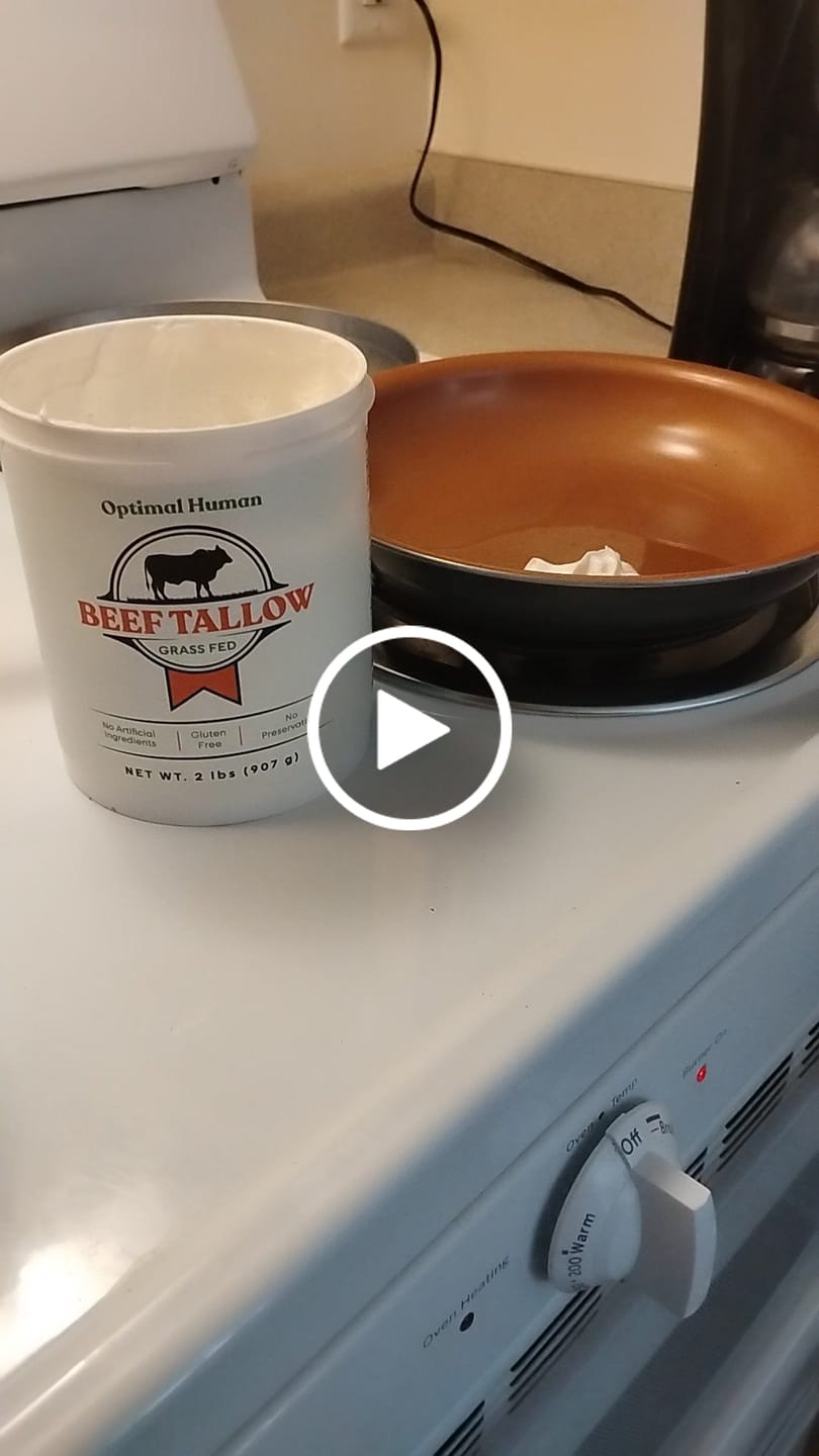 Customer video review of Optimal Human Pure Grass-Fed Beef Tallow