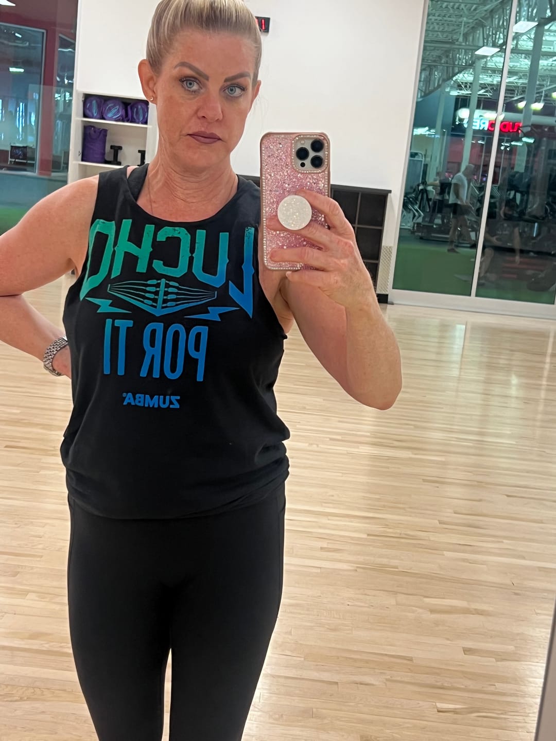 Customer photo review of Zumba Libre Crew Neck Tee 2.0 - Bold Black