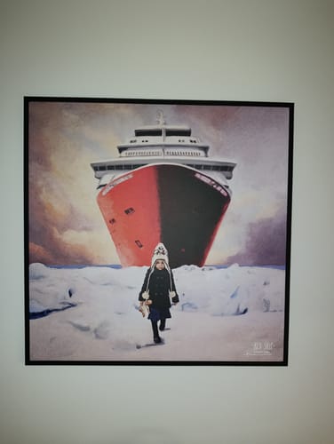 Customer photo review of Paveikslas “Red Ship"