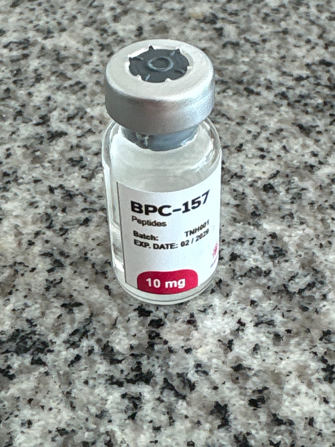 Customer photo review of Peptido Premium Aesthetic BPC-157 Alta Pureza 99.9%