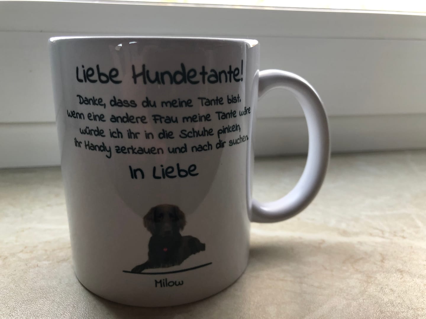 Customer photo review of Liebe Hundemama - Individuelle Tasse