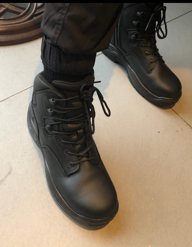 Customer photo review of Responder Side-Zip CT CP WP Uniform Safety Boots