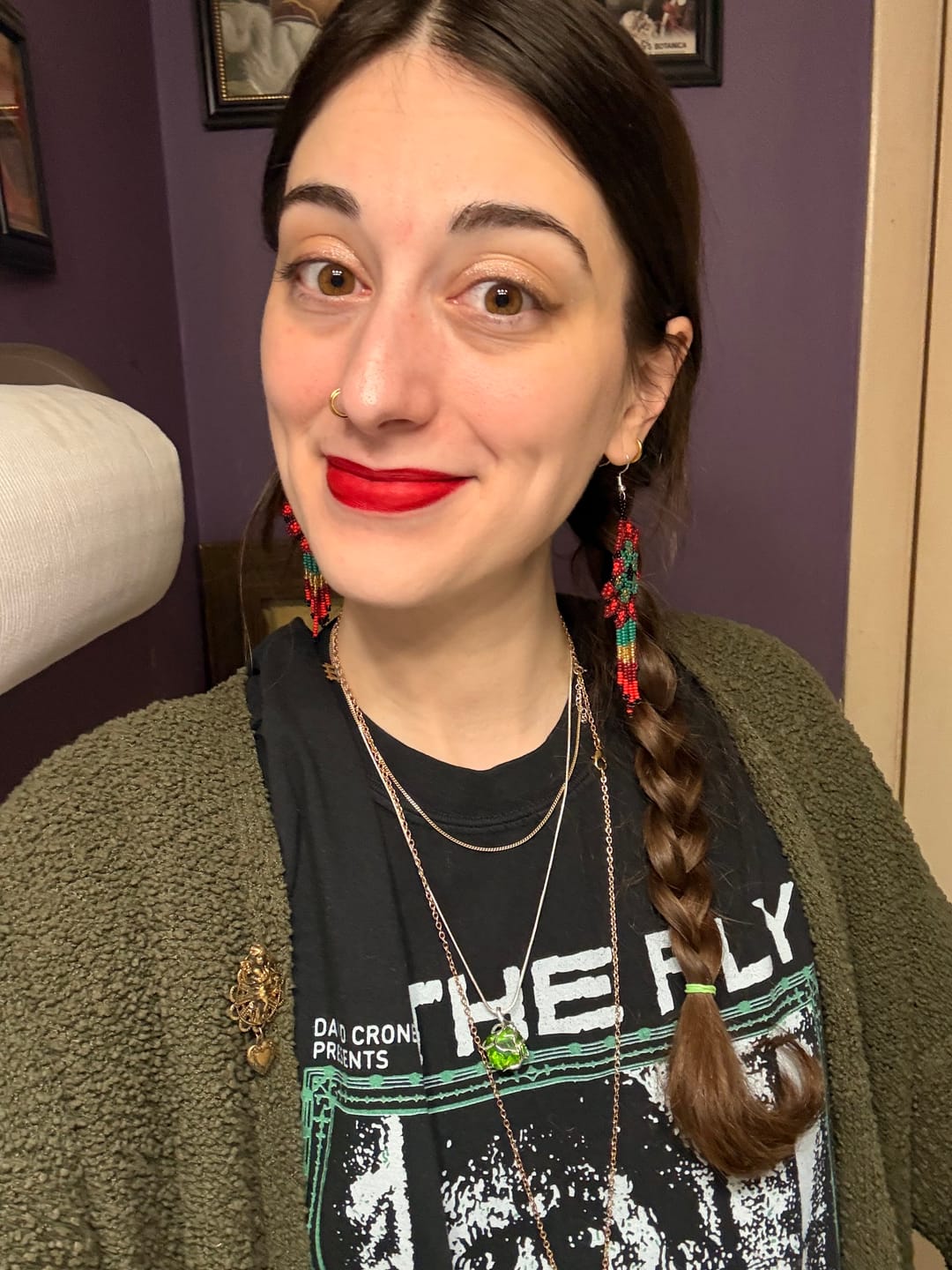 Customer photo review of Evermore Liquid Lipstick: Cuts U Up