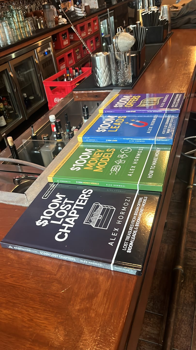 Customer photo review of $100M Money Models Hardback Book