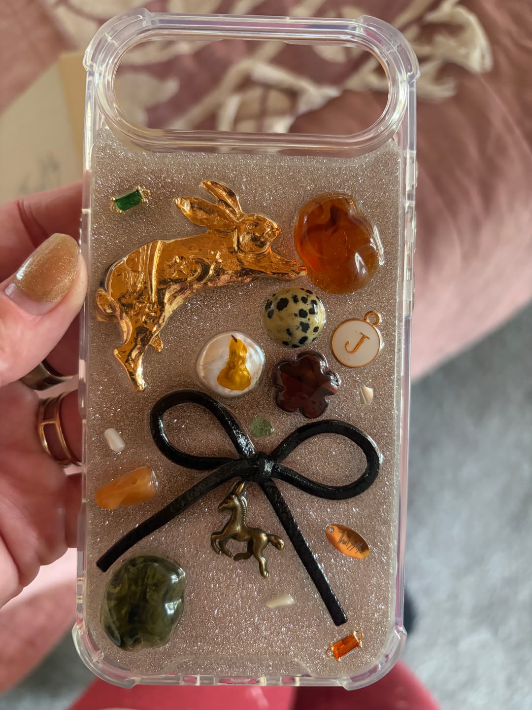 Customer photo review of Dream Series. Sparkly 2 in 1 with Initial Letter