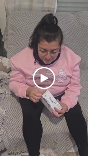 Customer video review of Dolly® Personalized Crochet Doll with Photo Card