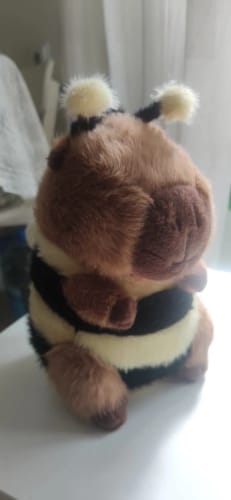Customer photo review of Bee Capybara Plush Doll