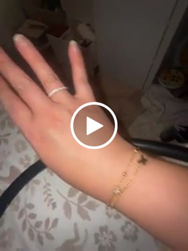 Customer video review of Layered Butterfly Bracelet
