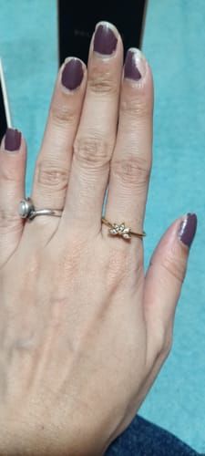 Customer photo review of Floral Harmony Ring