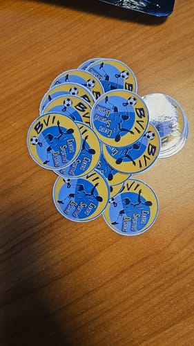 Customer photo review of Sticker Vinile Classico