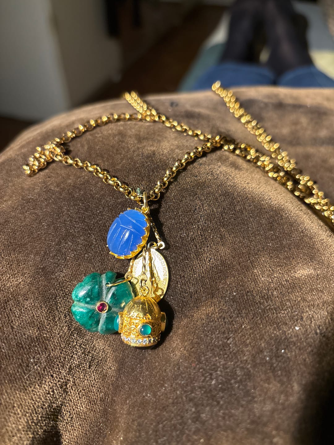 Customer photo review of Sautoir Florentin – l’éclat des talismans