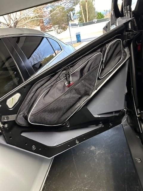 Customer photo review of Front Door Bag with Removable Knee Pad for Polaris RZR PRO XP 2020-2023