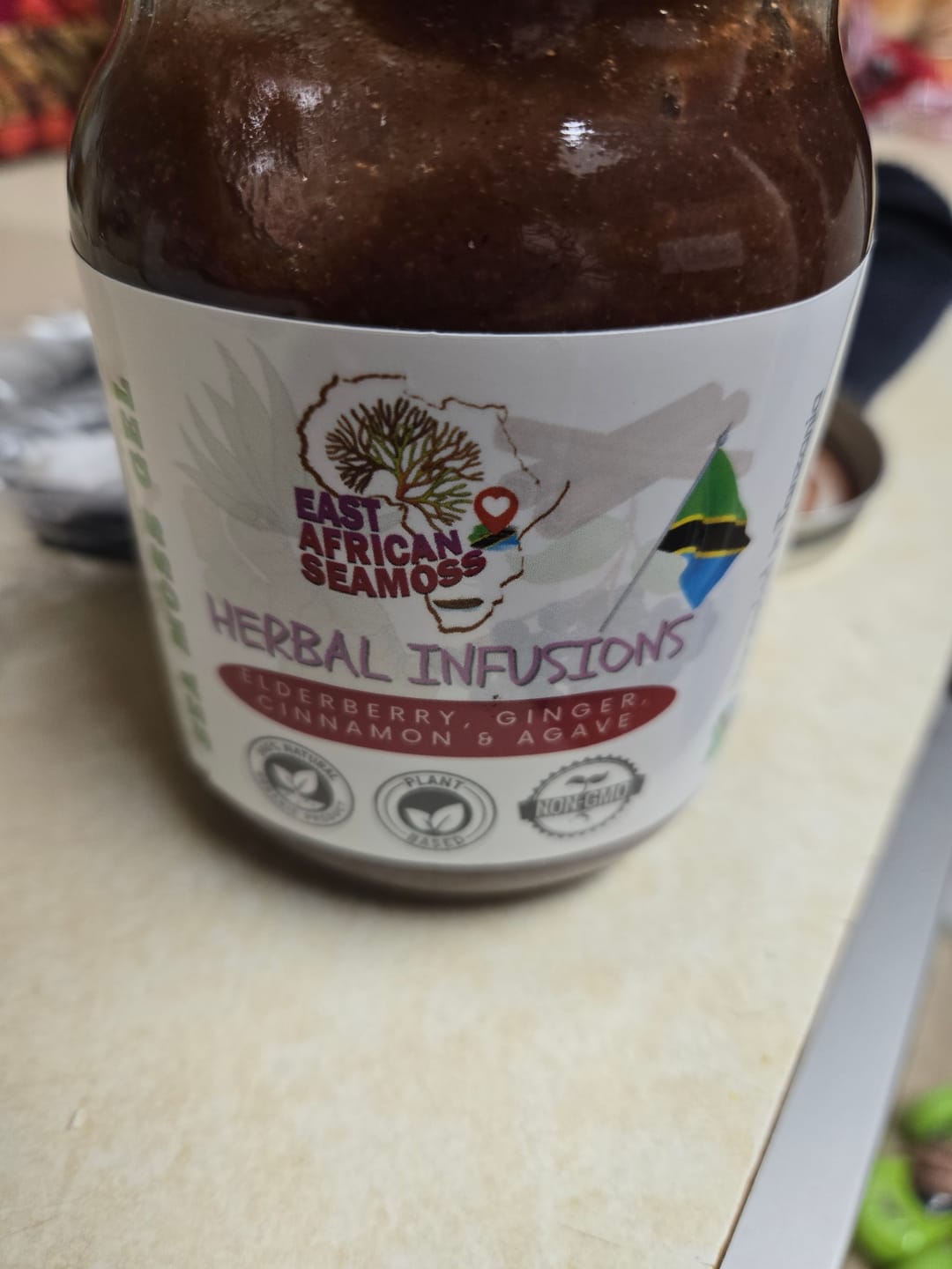 Customer photo review of ELDERBERRY GINGER East African Sea Moss Gel (flavored)