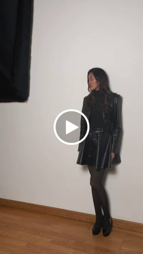 Customer video review of Black French pointed high heels