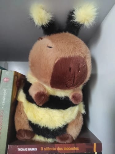 Customer photo review of Bee Capybara Plush Doll